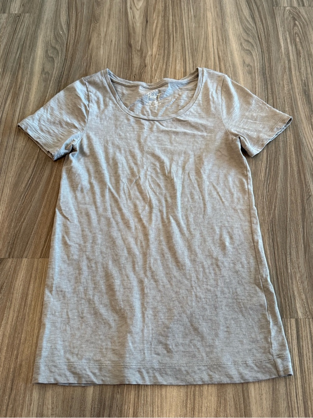J. Crew Painter T Light Gray Short Sleeve 100% Cotton Crewneck Tee